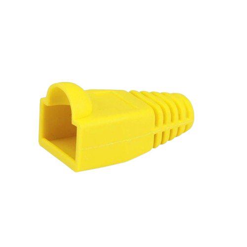 CAT 6  CONNECTOR BOOT YELLOW