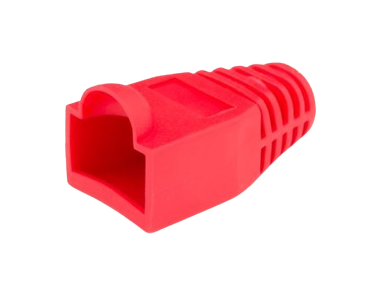 CAT 6  CONNECTOR BOOT RED