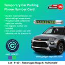 TEMPORARY PARKING CARD YESIDO  C88