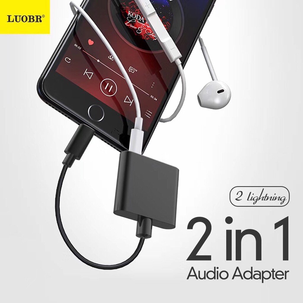 LIGHTNING TO 2 LIGHTNING CABLE LUOBR N13