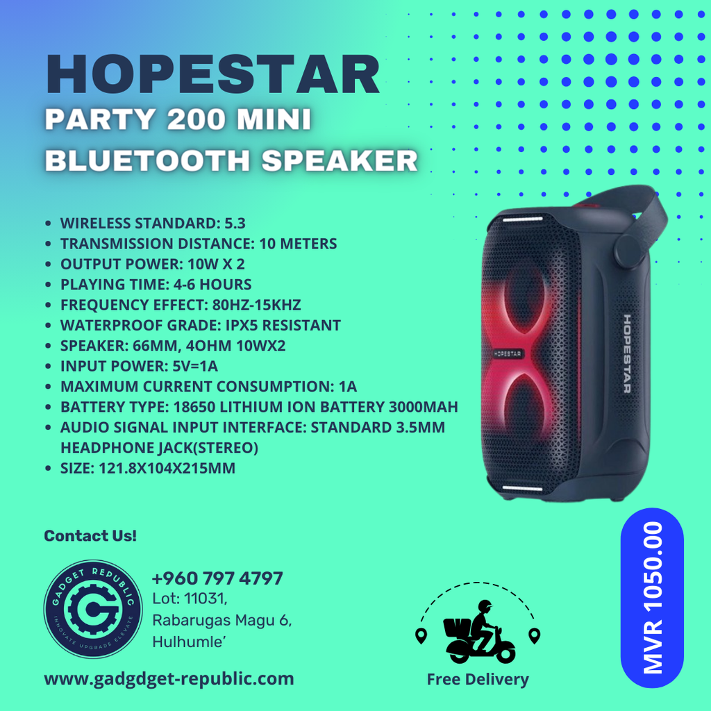 WIRELESS SPEAKER HOPESTAR PARTY 200 MINI