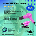 HAIR DRYER  CKL-750A