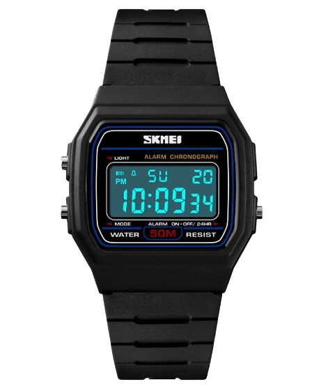 WRIST WATCH RUBBER SKMEI DIGITAL 1412 CASIO DESGIN