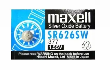 MAXELL BATTERY LR626 SR626SW  (CARD X 5)