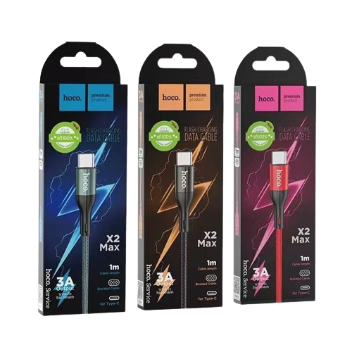 DATA CABLE HOCO TYPE C/iPhone X2MAX 2Mtr