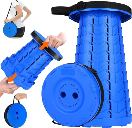 FOLDING TELESCOPIC STOOL 