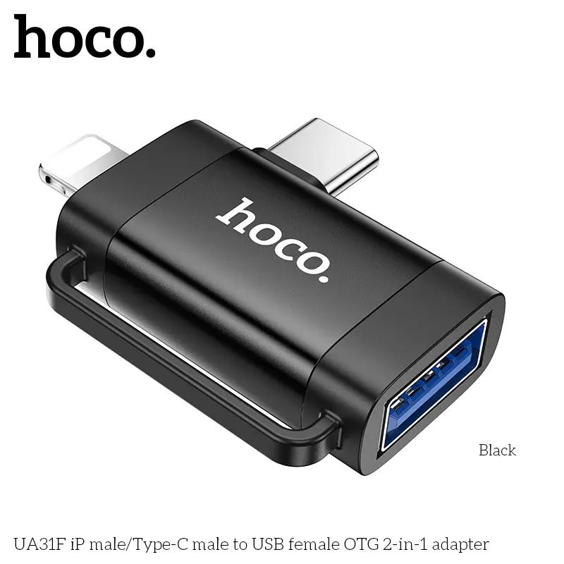 OTG ADAPTER IP/USB-C TO USB HOCO UA31F