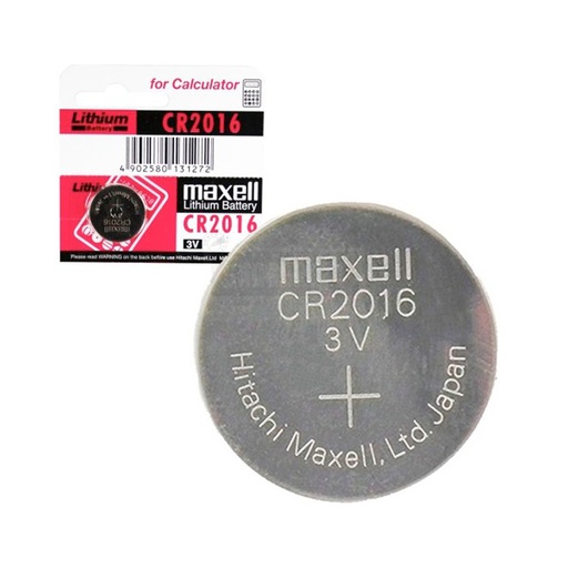 MAXELL BATTERY CR2016 ( CARD X 5)