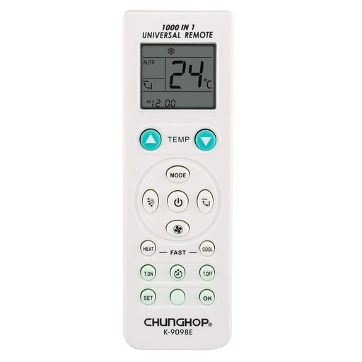 AC REMOTE ET9098E ETOMER UNIVERSAL