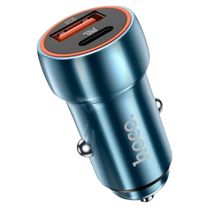 CAR CHARGER HOCO Z50 USB AND TYPE C