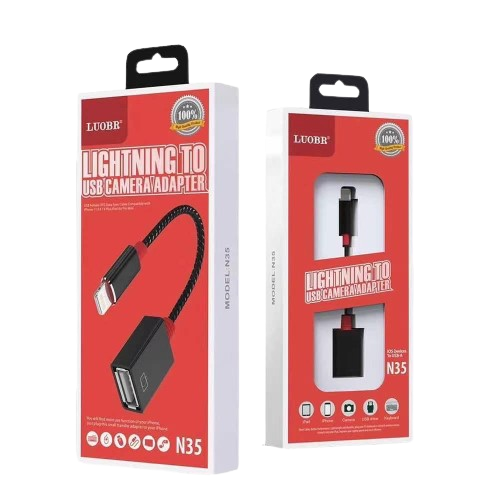 LIGHTNING TO USB CAMERA ADAPTER LUOBR N35