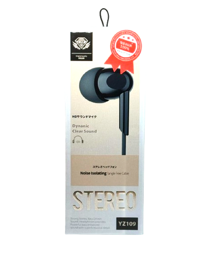 EARPHONE NOISE ISOLATING YZ109