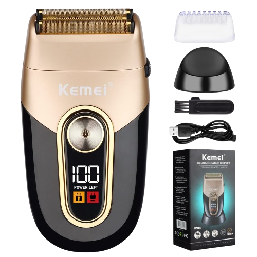 RECHAREGABLE SHAVER KEMEI KM-3209
