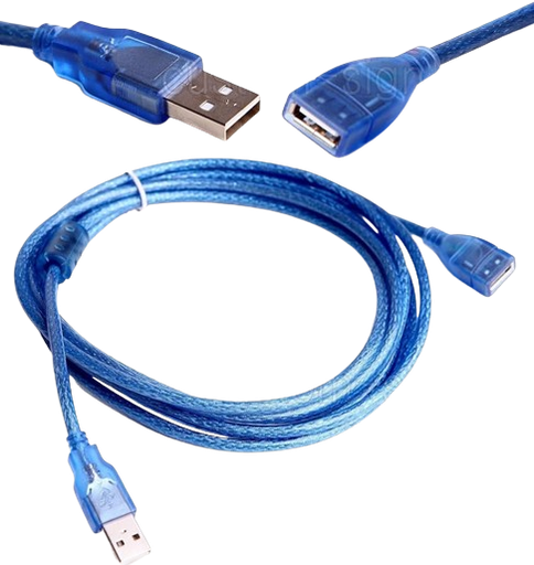 USB M TO F CABLE 1.5 MTR