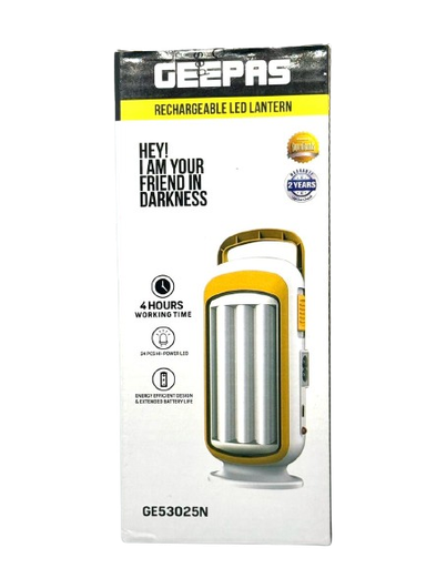 GEEPAS RECHARGEABLE LANTERN GE53025N