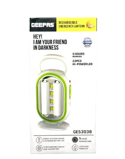 GEEPAS RECHARGEABLE LANTERN GE53038